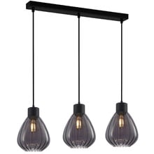 Tulip Glass & Iron 3 Light Pendant